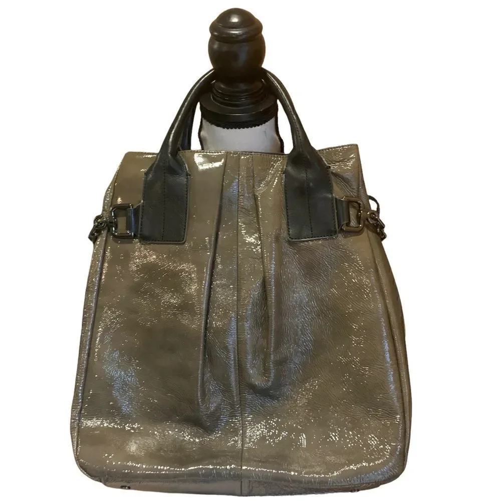 Kenneth Cole New York Patent Leather Tall Hobo‎ Bag